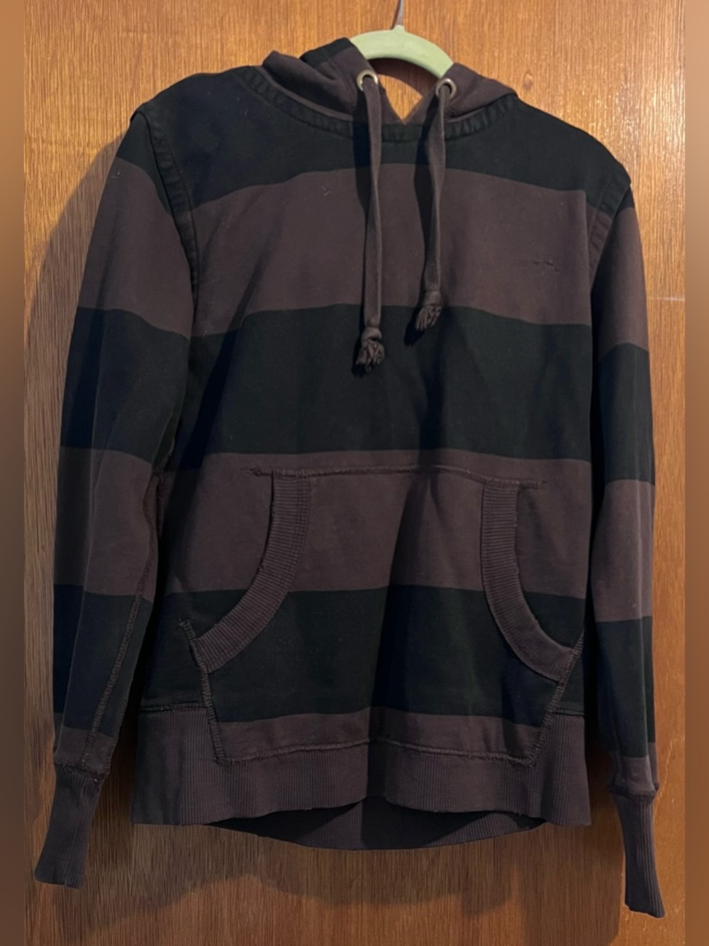 Mossimo Supply Brown Striped Hoodie ASO Jessica Simpson Size Small
